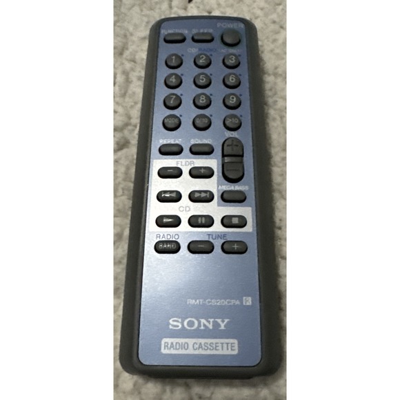 Sony Other - RMT-CS20CPA Sony Radio‎ Cassette CD Player Remote Control Blue FAST FREE SHIP!